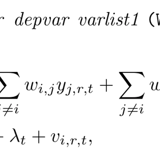 netivreg: Estimation of Peer Effects in Endogenous Social Networks